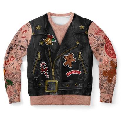 Sons of Santa Tattoos Ugly Christmas Sweater