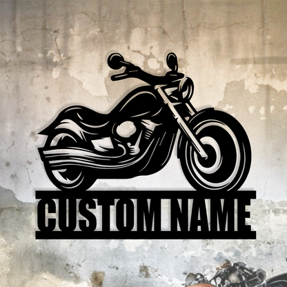 Personalized - Chopper Custom Name Metal Wall Art