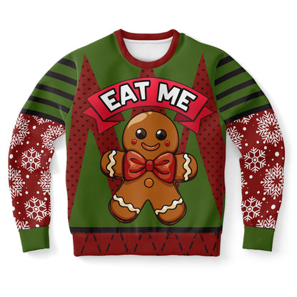 Eat Me Gingerbread Ugly Christmas Sweater