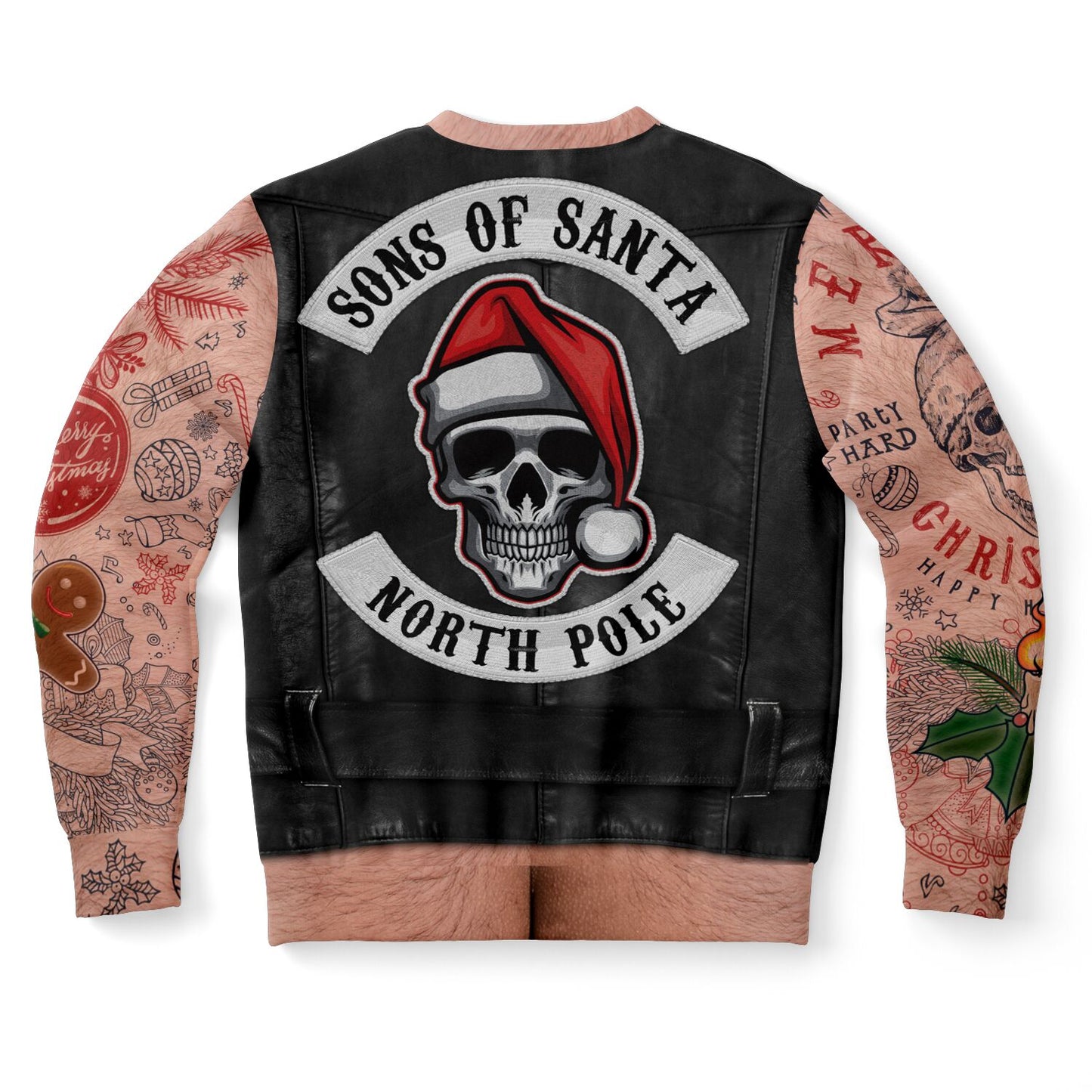 Sons of Santa Tattoos Ugly Christmas Sweater