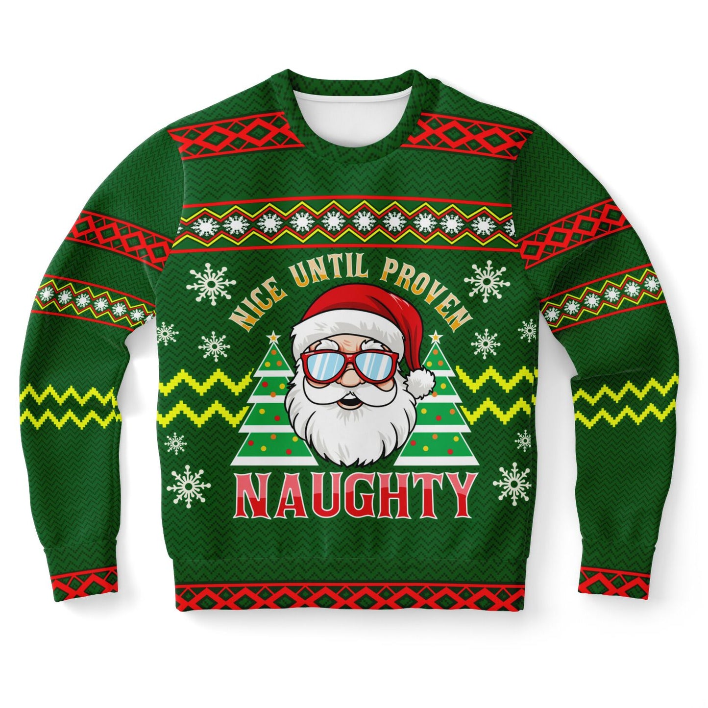 Nice Until Proven Naughty Ugly Christmas Sweater