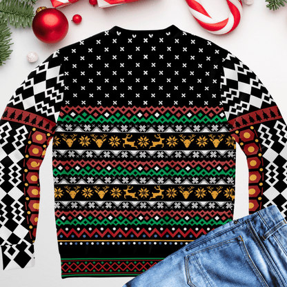 Santa Bouncer Ugly Christmas Sweater