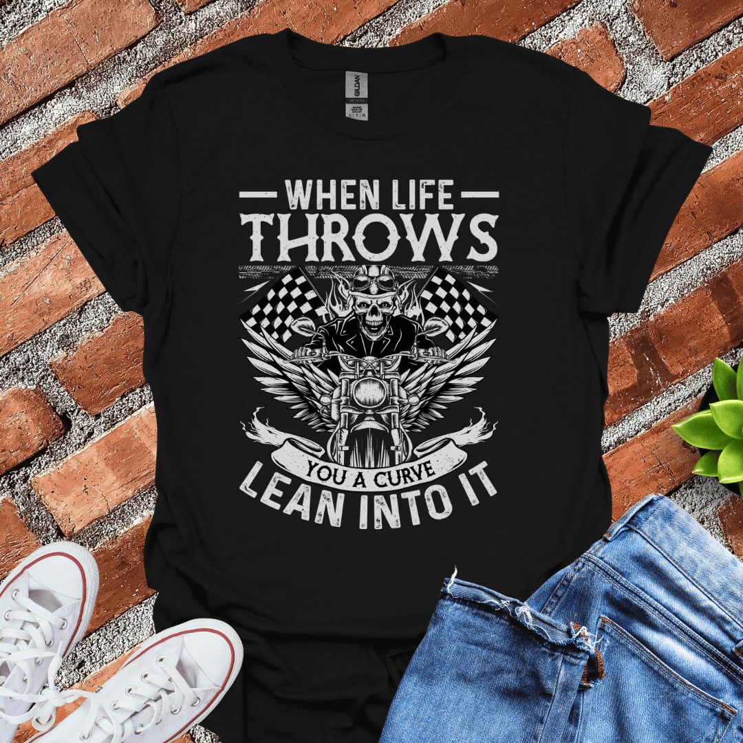 Lean into It (Skull & Wings) T-Shirt