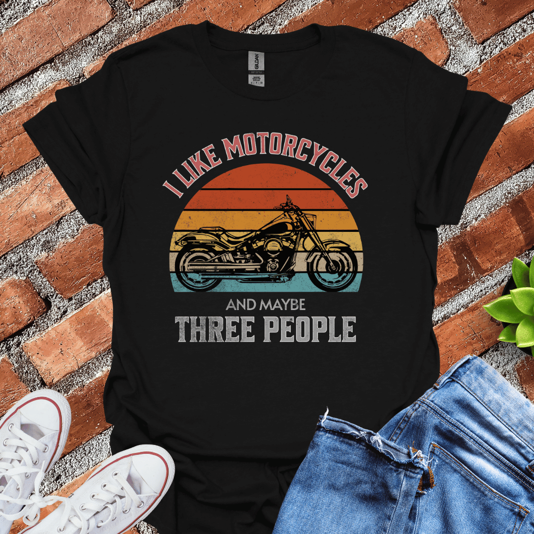 I Like Motorcycles(Sunset) T-Shirt