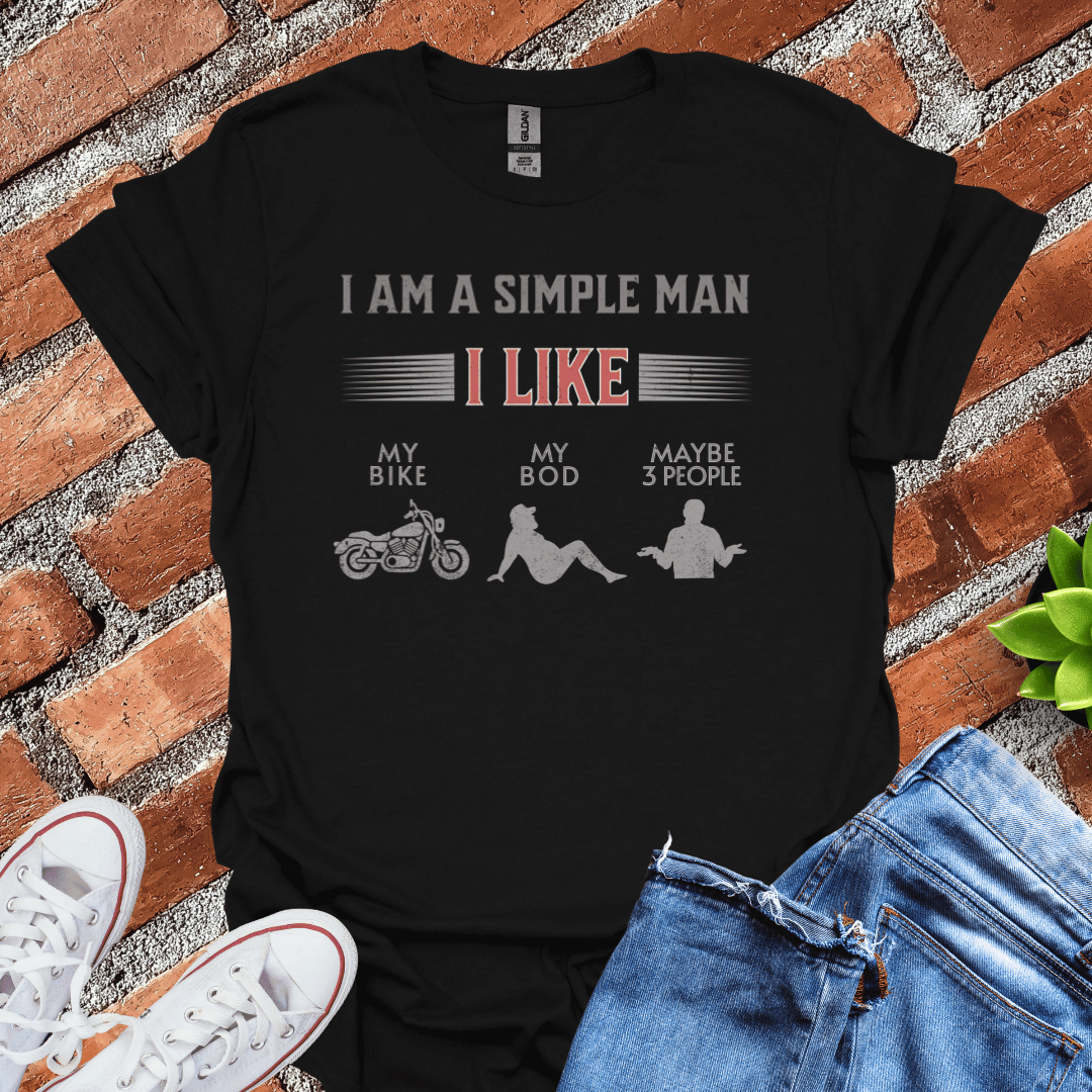 Simple Man-I Like My Bod T-Shirt