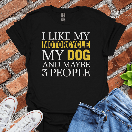 I Like My Bike & Dog T-Shirt