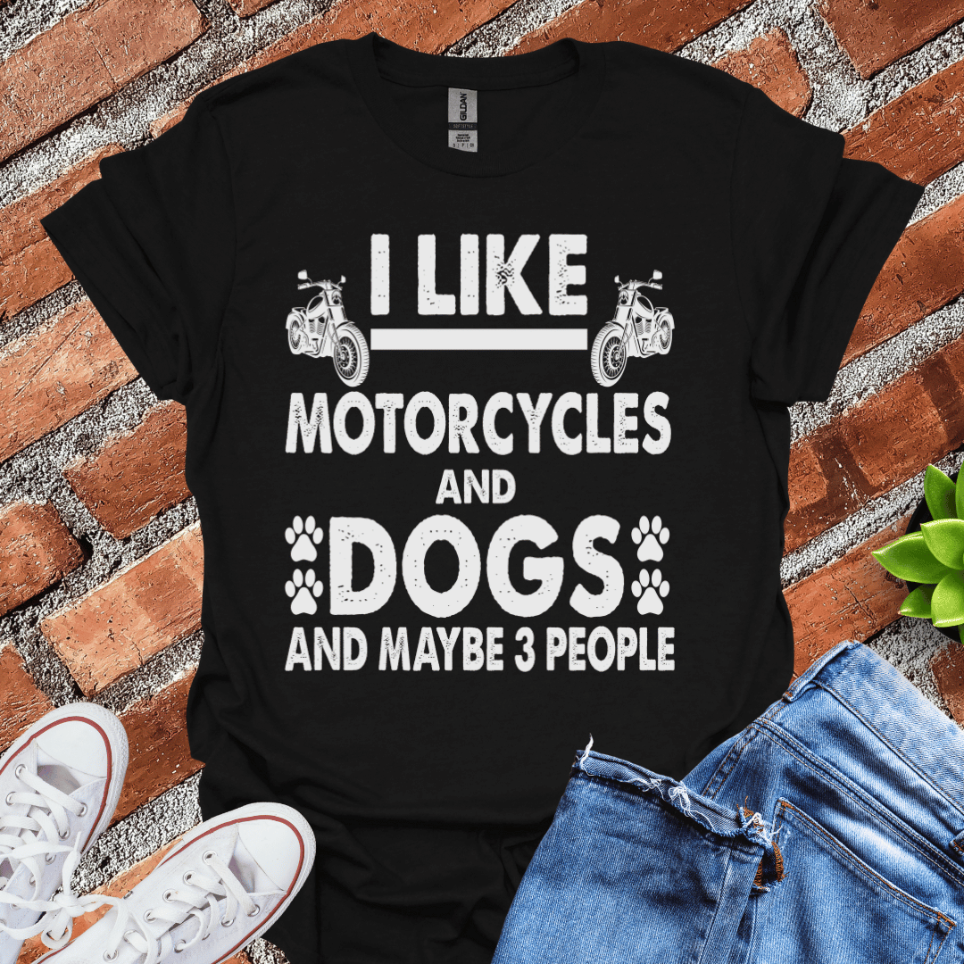 Motorcycles & Dogs T-Shirt