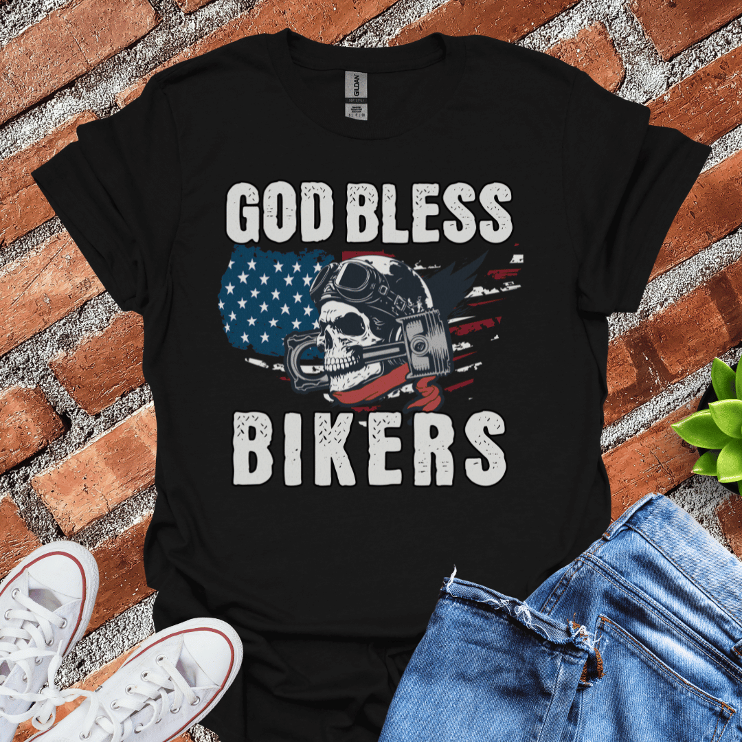 God Bless Bikers T-Shirt