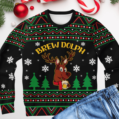 Brewdolph Ugly Christmas Sweater