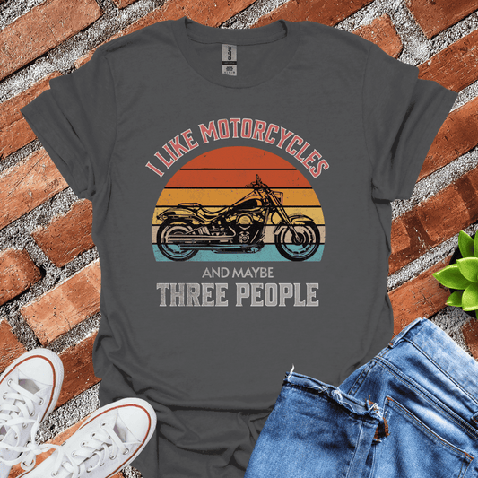 I Like Motorcycles(Sunset) T-Shirt