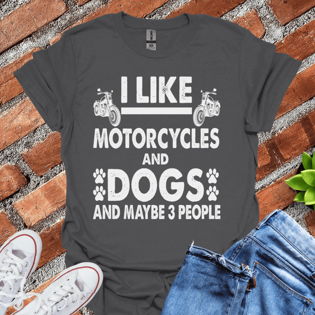 Motorcycles & Dogs T-Shirt