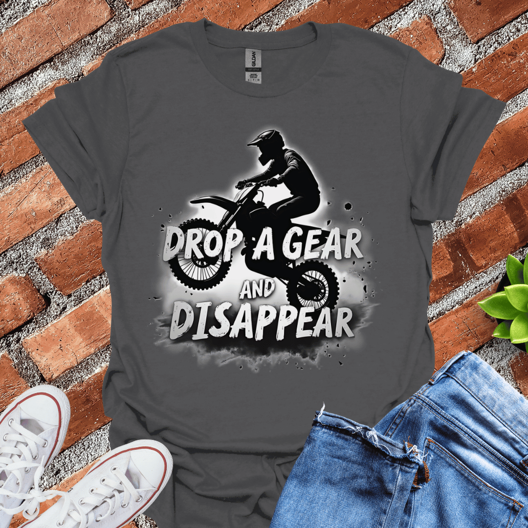 Drop a Gear Dirtbike T-Shirt