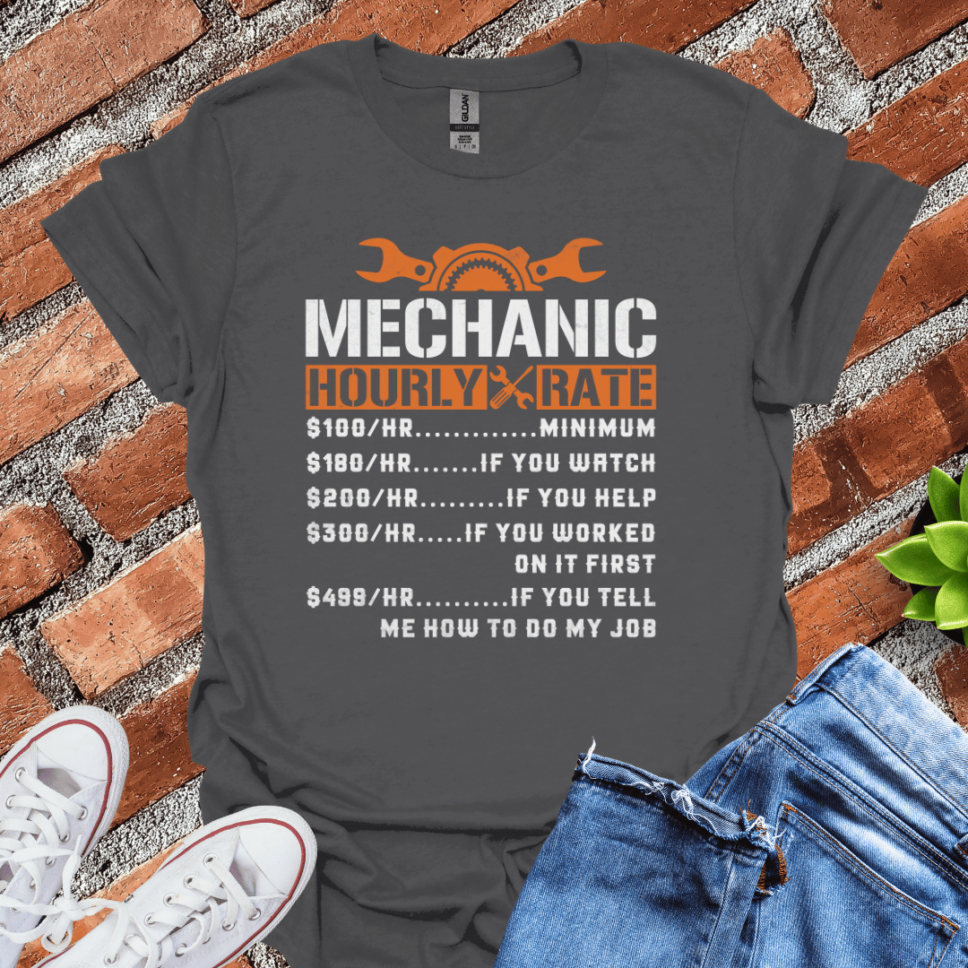 Mechanic Hourly Rate T-Shirt