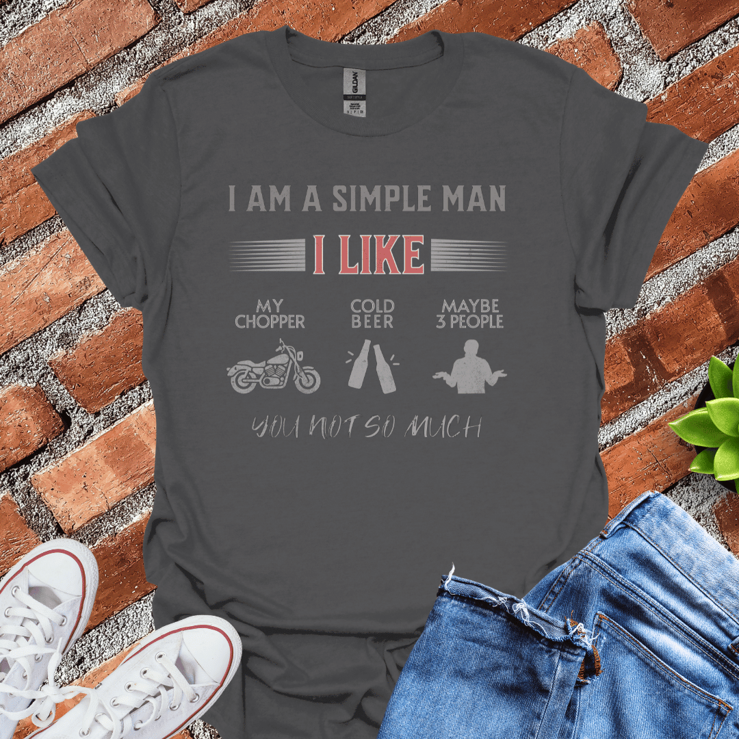 Simple Man-I Like Beer T-Shirt