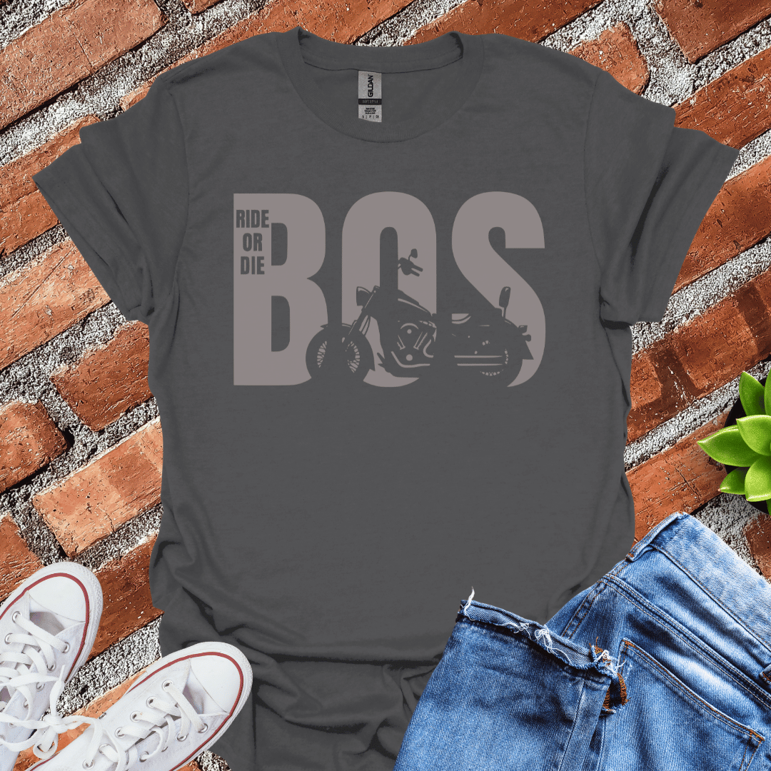 BOSTON Ride or Die Biker T-Shirt