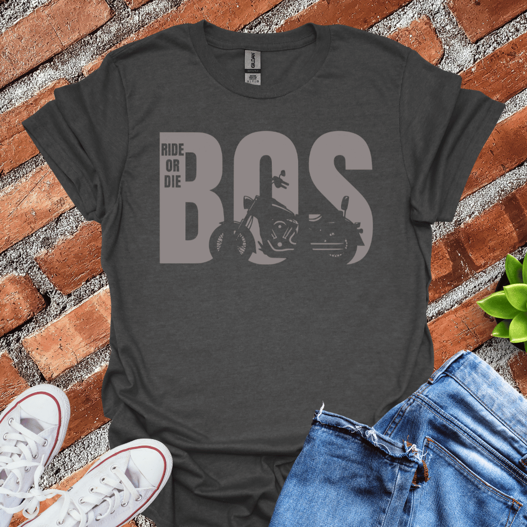 BOSTON Ride or Die Biker T-Shirt