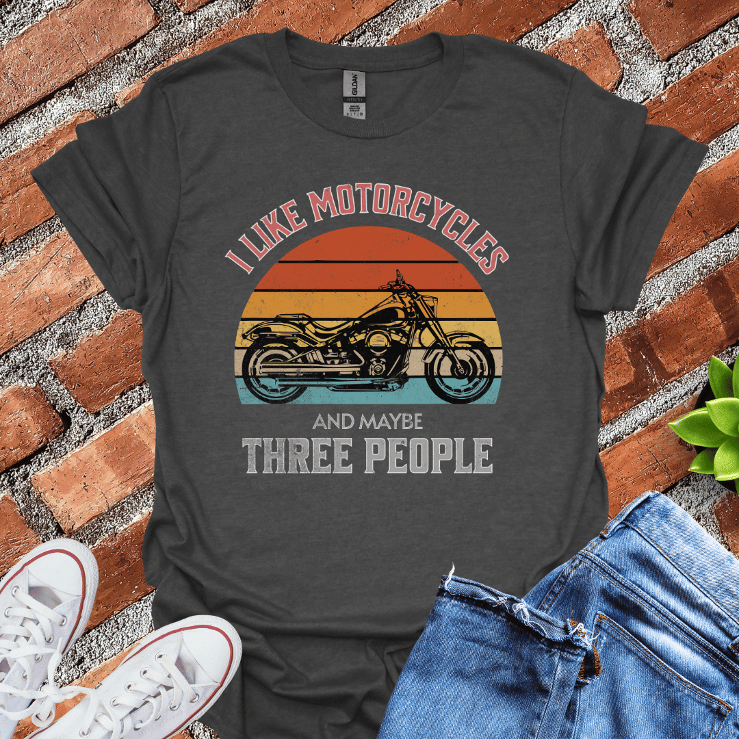 I Like Motorcycles(Sunset) T-Shirt