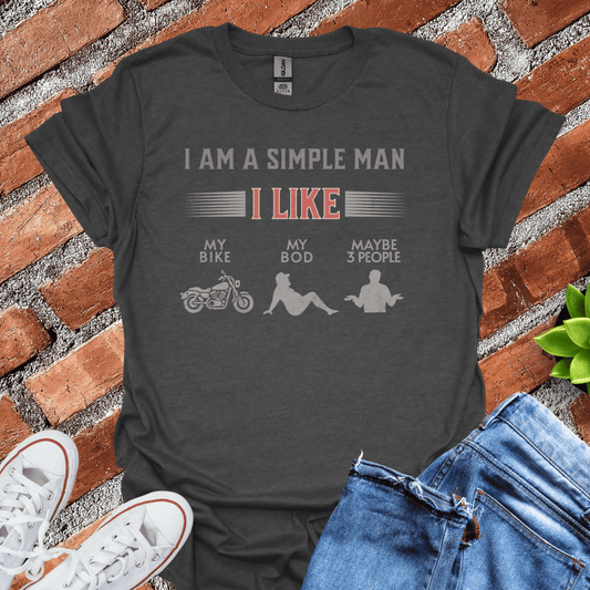 Simple Man-I Like My Bod T-Shirt