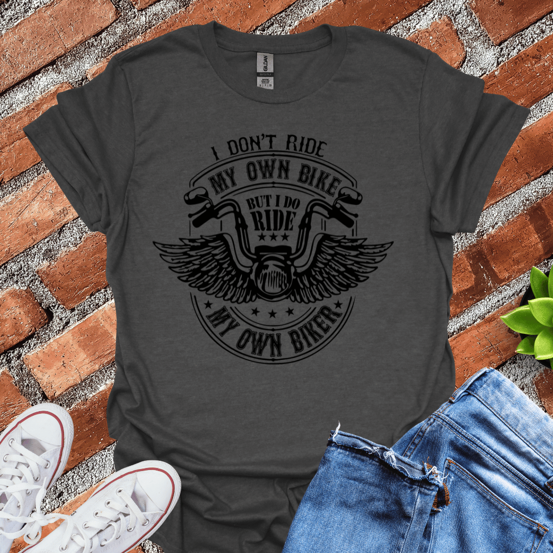 Ride My Own Biker (Wings) T-Shirt