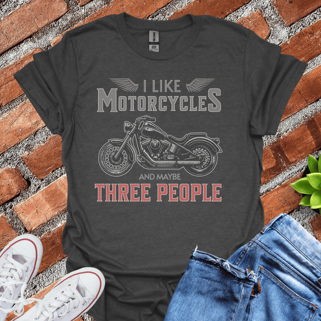 I Like Motorcycles(Wings) T-Shirt