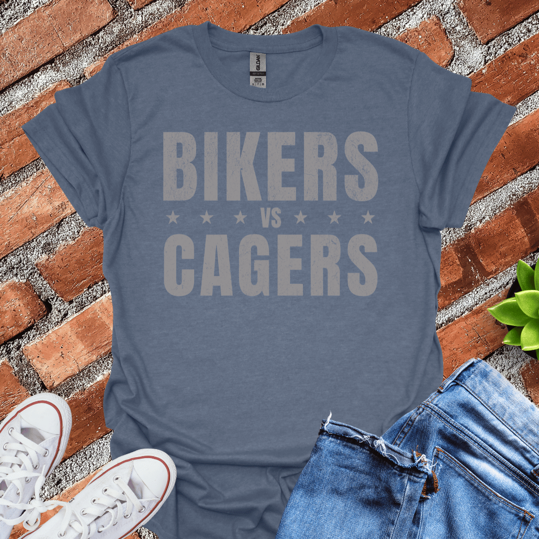 Bikers vs Cagers T-Shirt