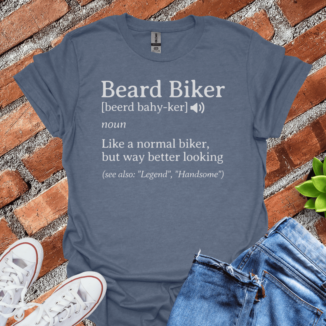 Beard Biker Definition T-Shirt