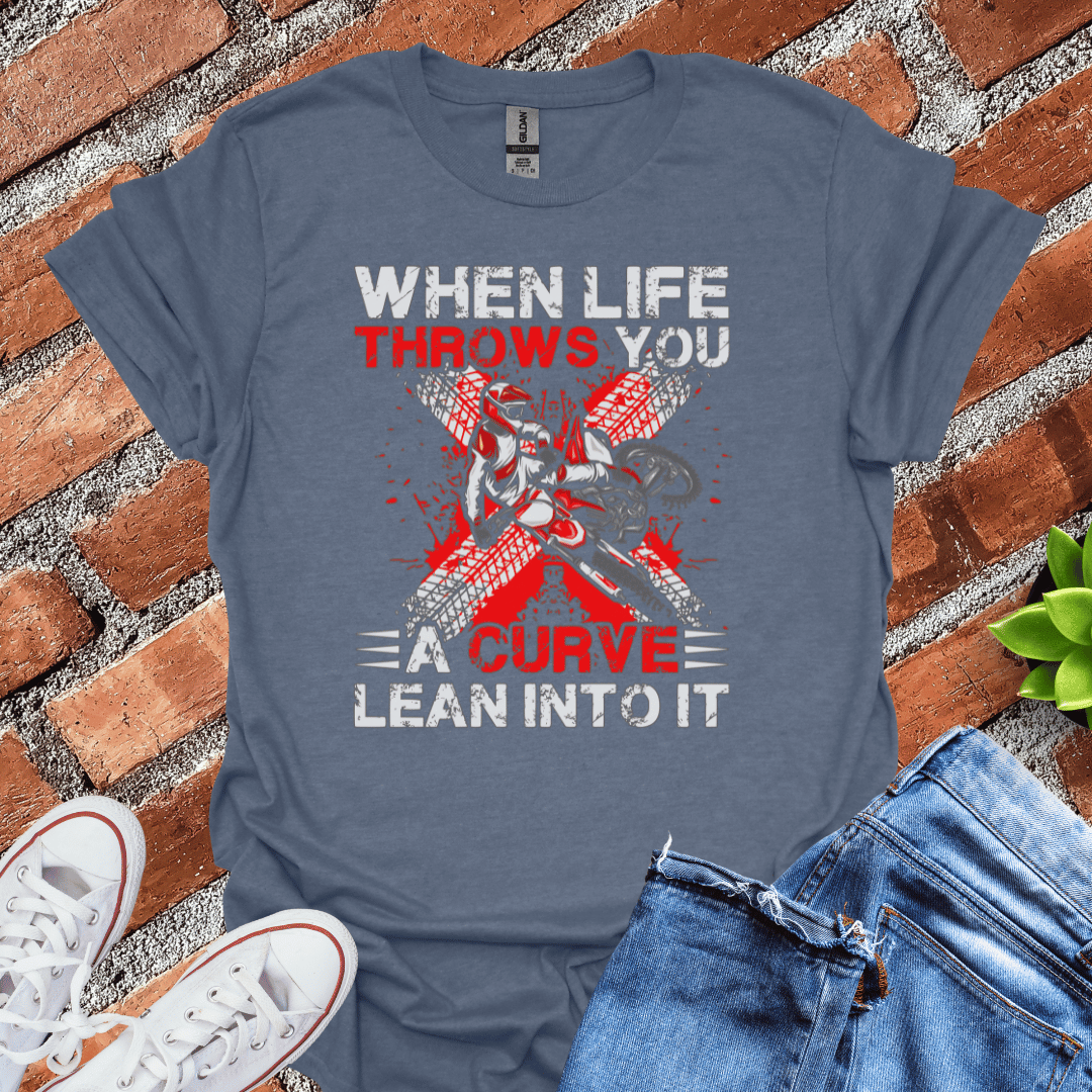 Lean Into It (Dirt Bike) T-Shirt