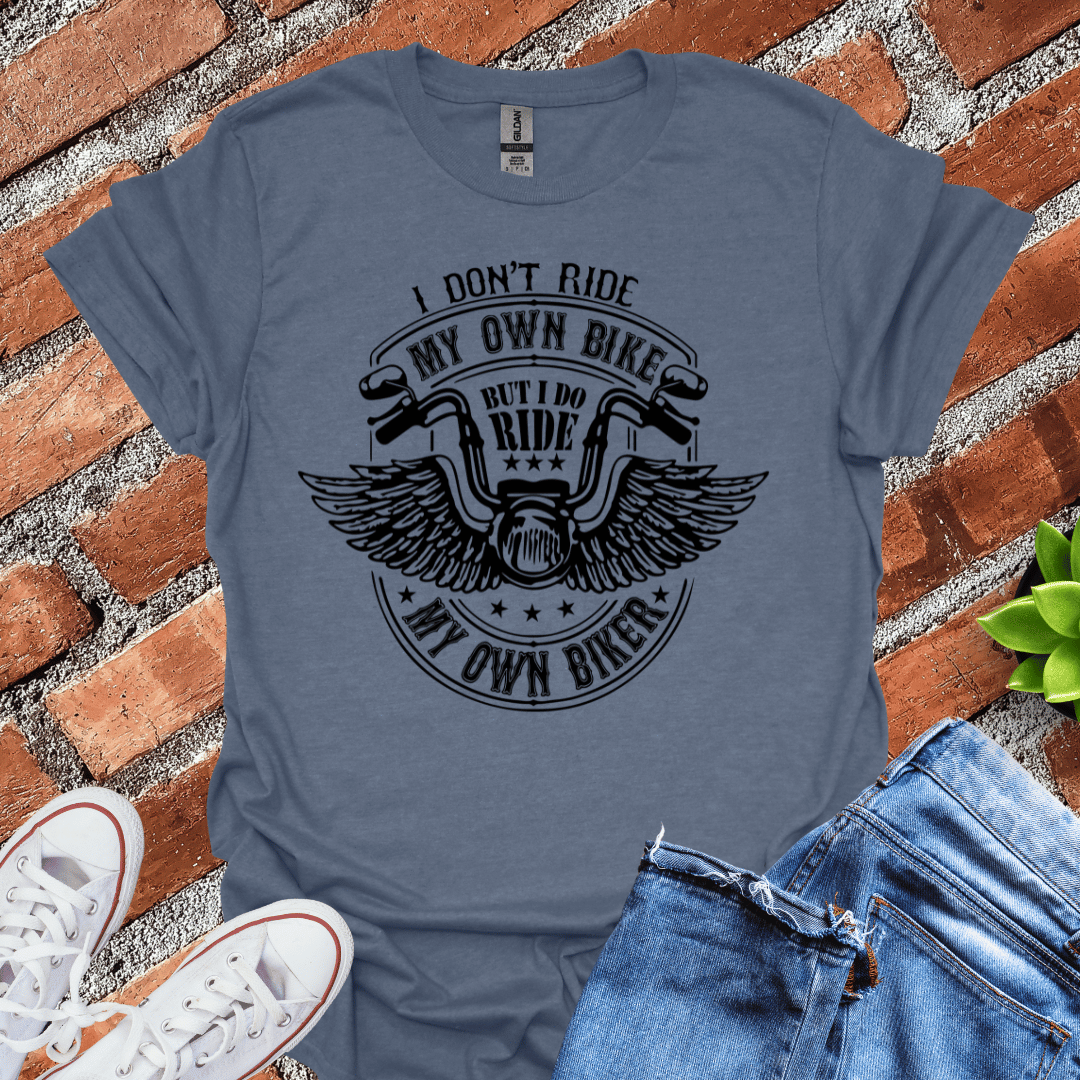 Ride My Own Biker (Wings) T-Shirt