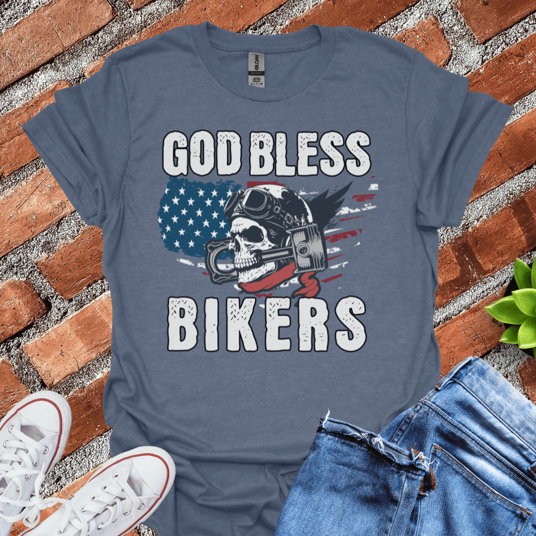 God Bless Bikers T-Shirt