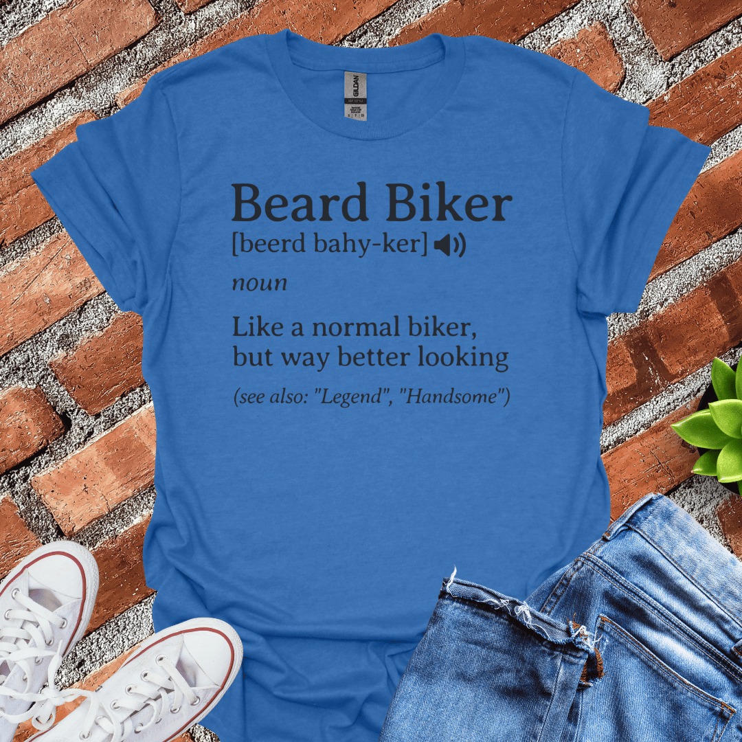 Beard Biker Definition T-Shirt