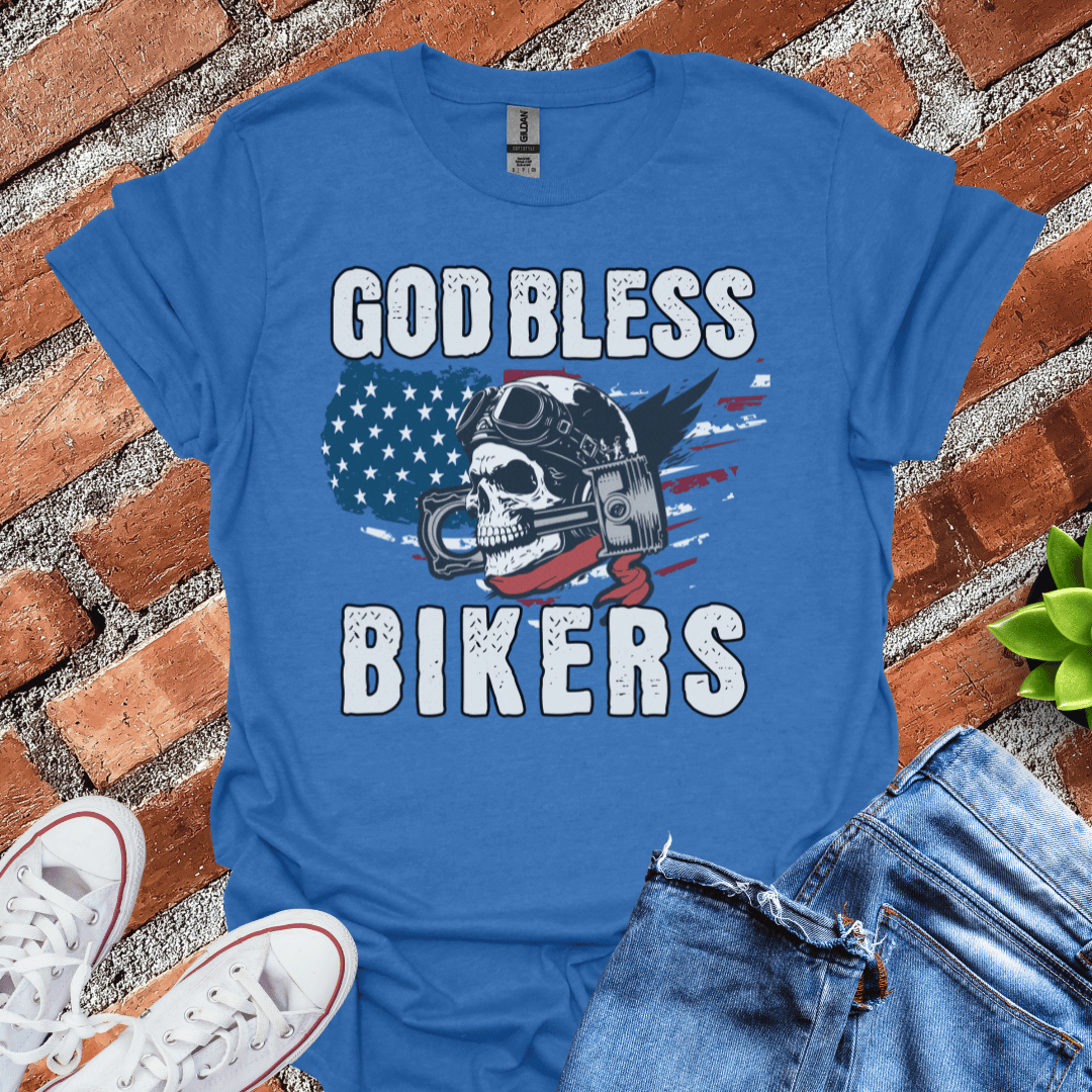 God Bless Bikers T-Shirt