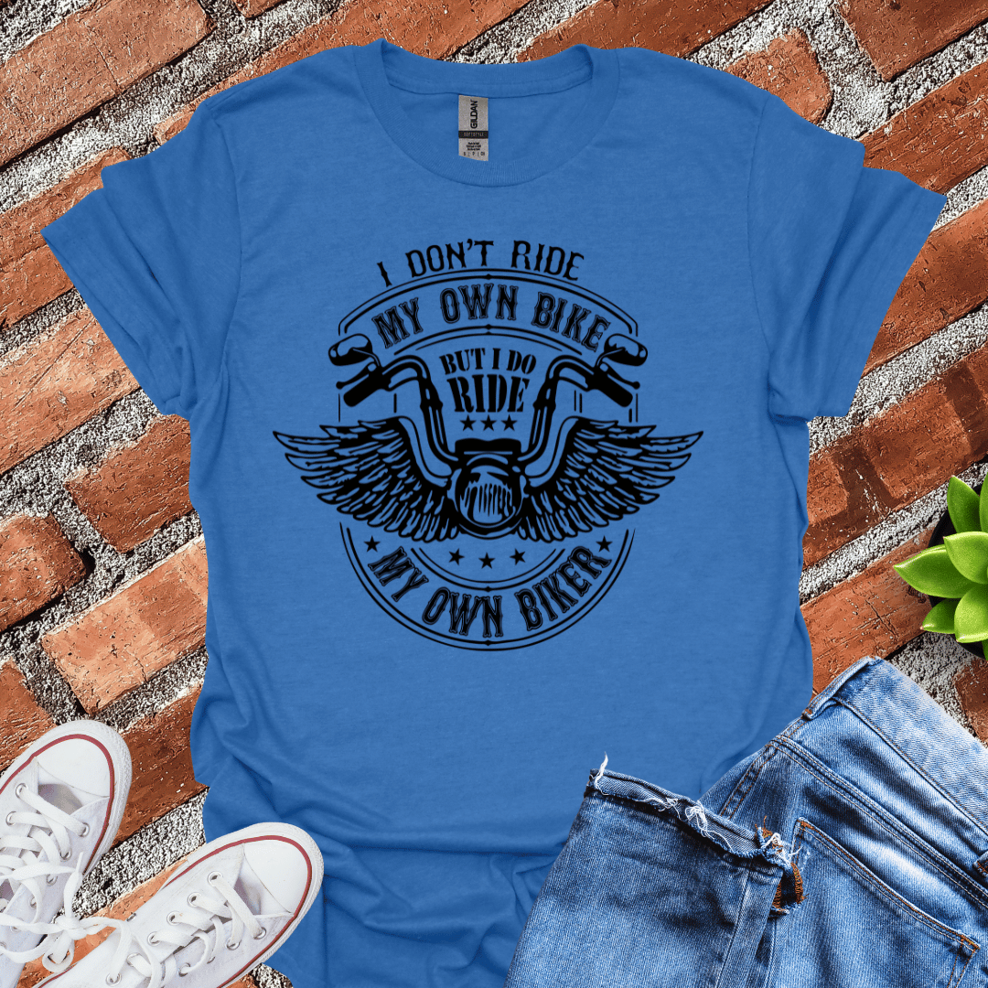 Ride My Own Biker (Wings) T-Shirt