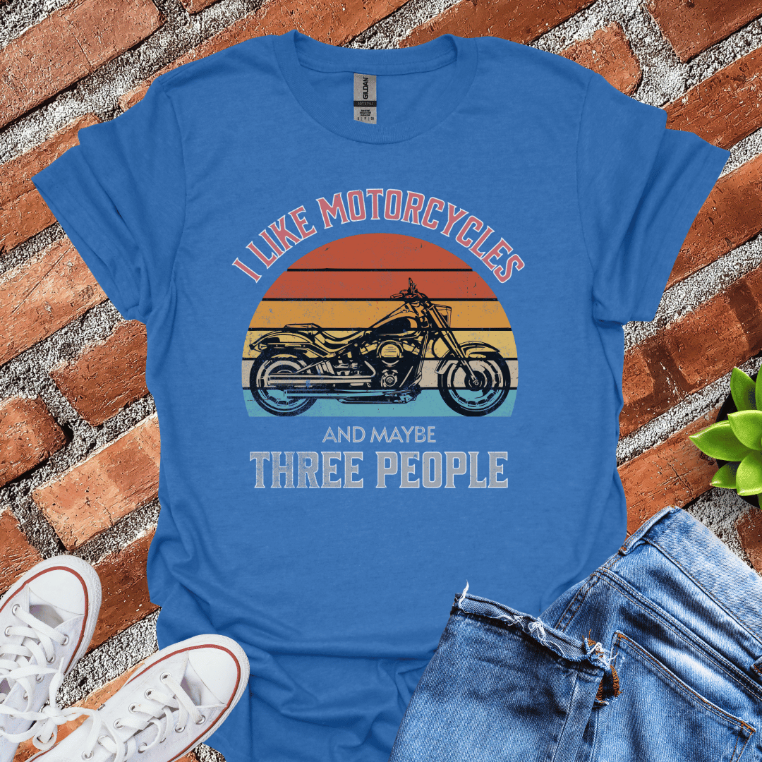 I Like Motorcycles(Sunset) T-Shirt