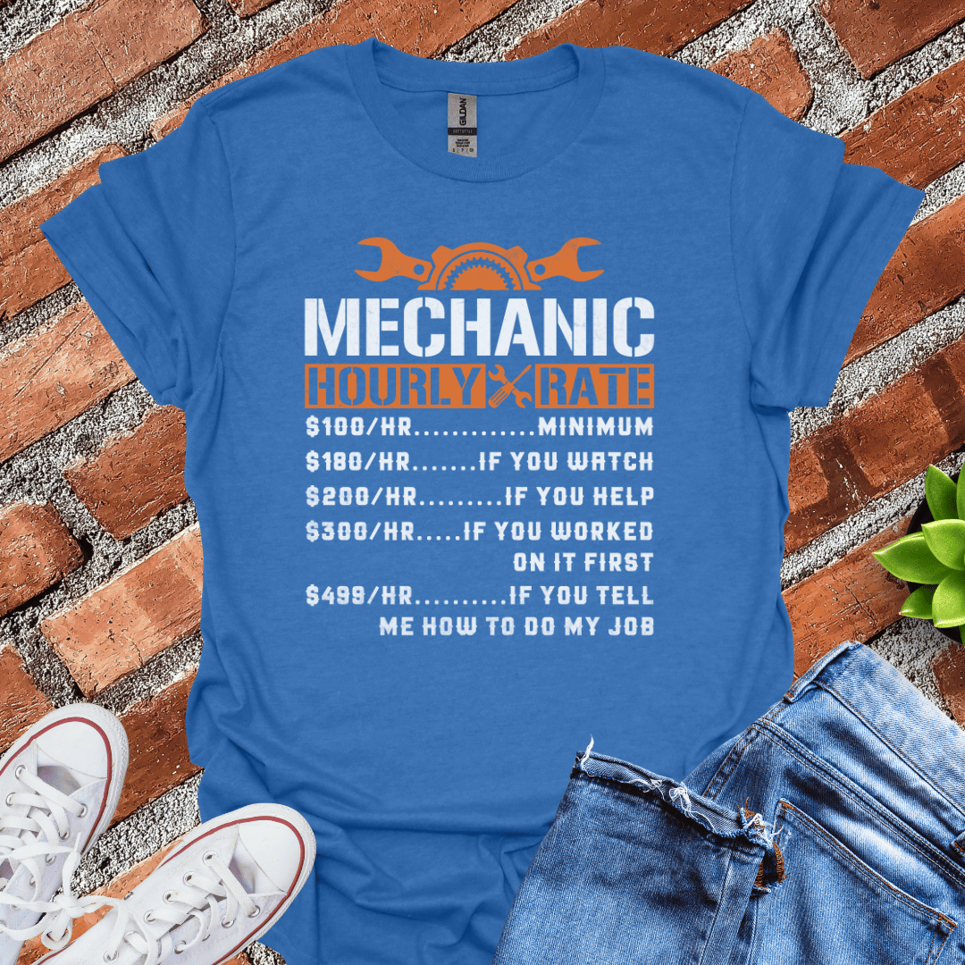 Mechanic Hourly Rate T-Shirt