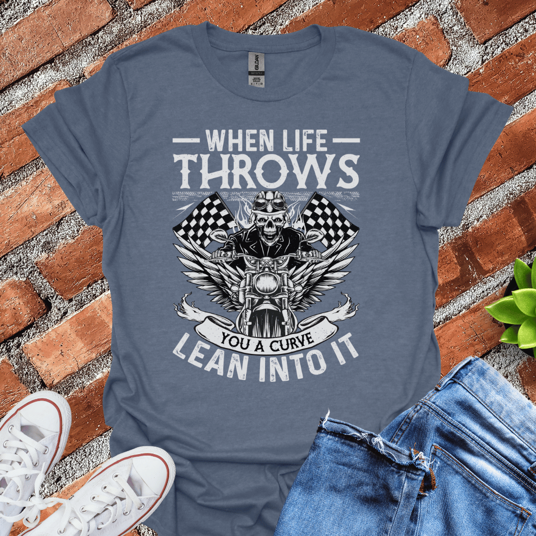 Lean into It (Skull & Wings) T-Shirt