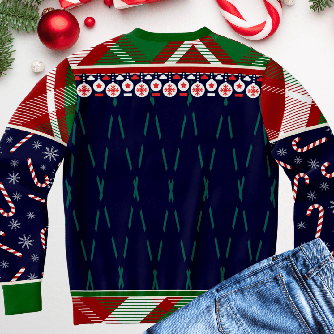 I’d Unwrap You Christmas Ugly Christmas Sweater