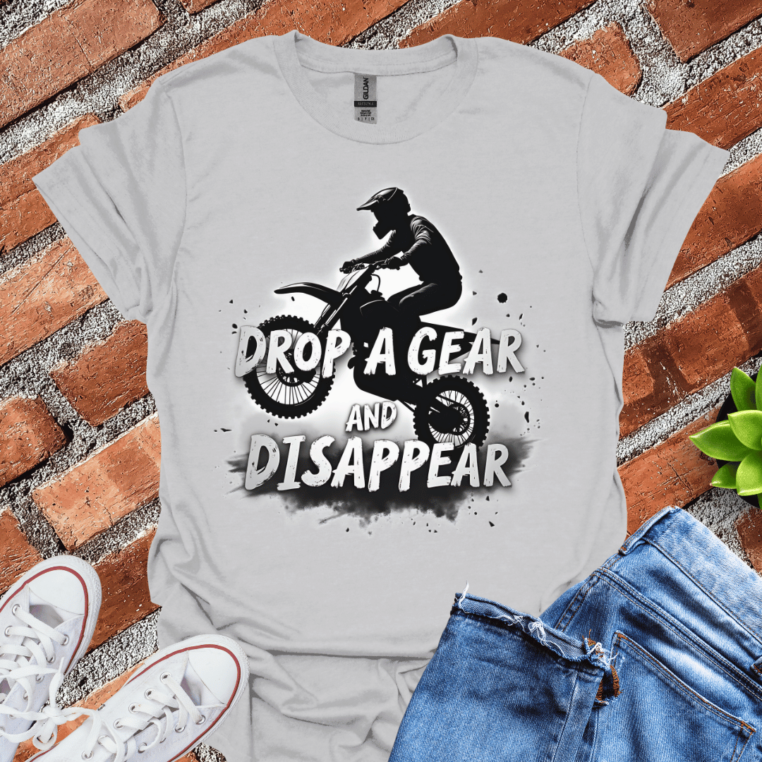 Drop a Gear Dirtbike T-Shirt