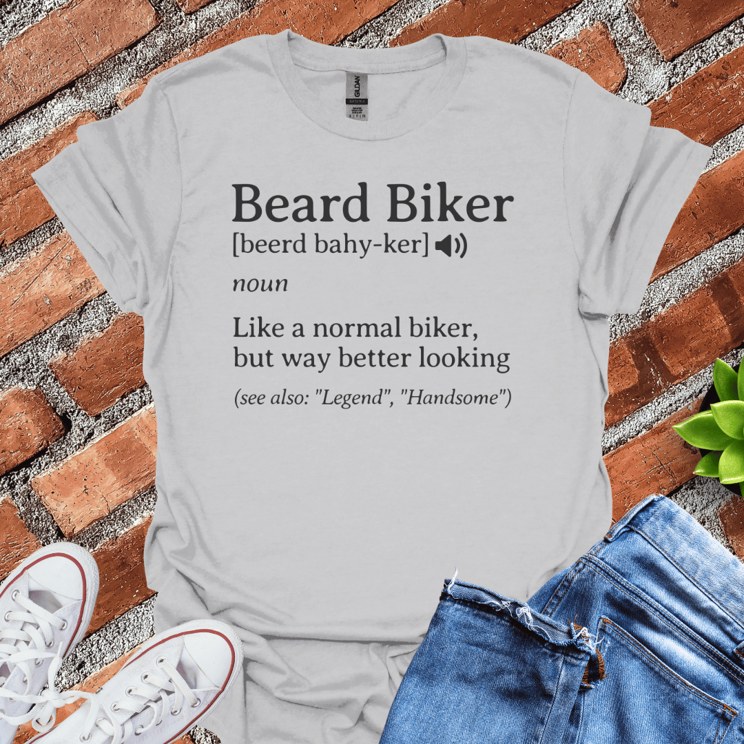 Beard Biker Definition T-Shirt