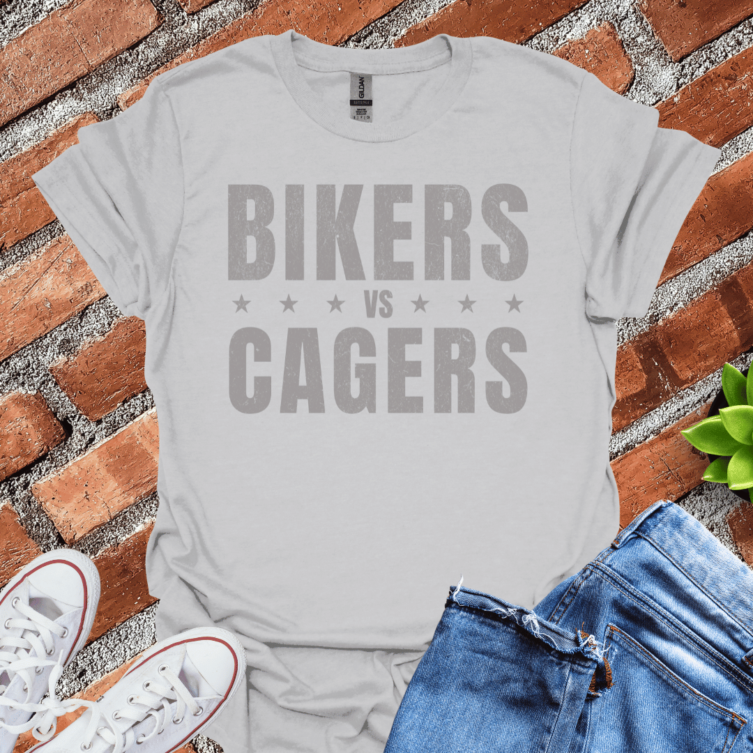 Bikers vs Cagers T-Shirt