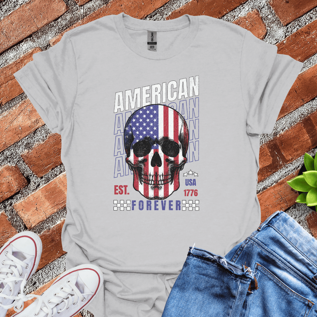 American Skull T-Shirt