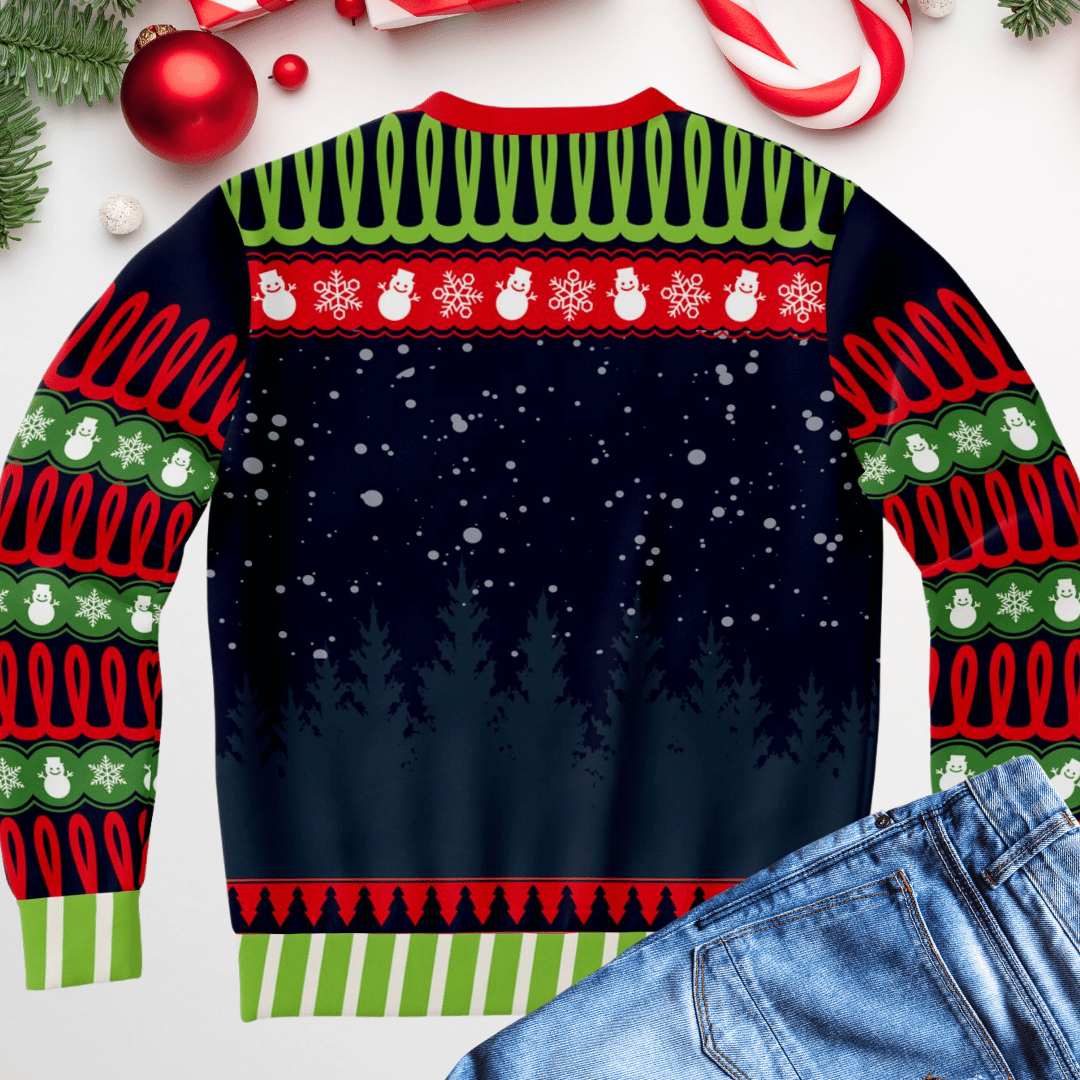 Kiss My Snowballs Ugly Christmas Sweater