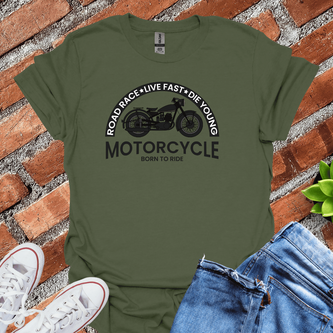 Road Race Motorcycle T-Shirt