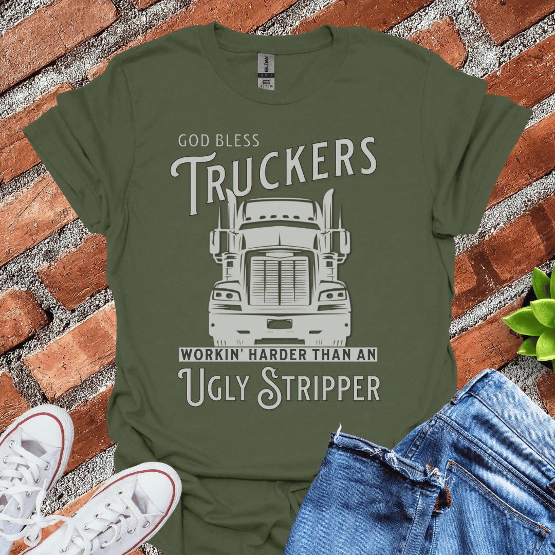 God Bless Truckers T-Shirt