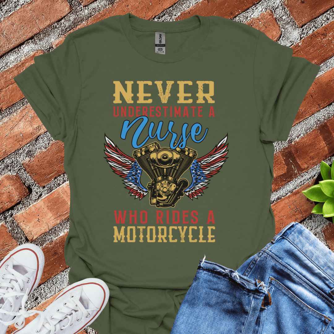 Nurse Who Rides Motorcycle T-Shirt