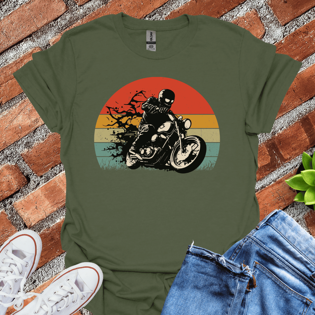 Biker Sunset T-Shirt