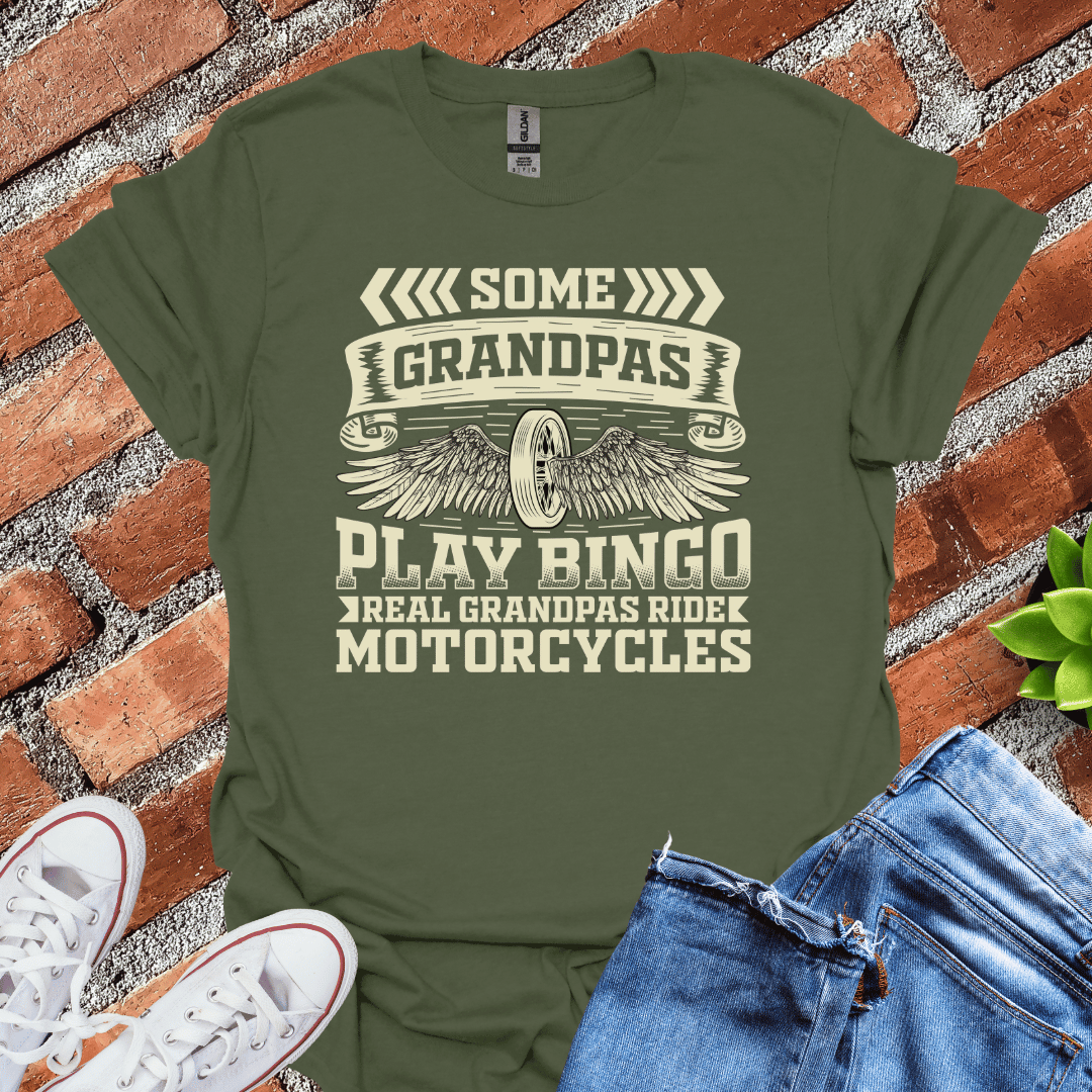 Grandpas Ride Motorcycles T-Shirt