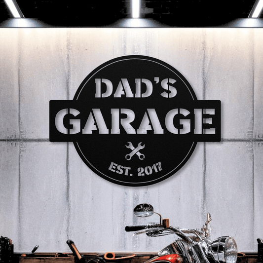 Personalized - Custom Garage Sign Metal Art