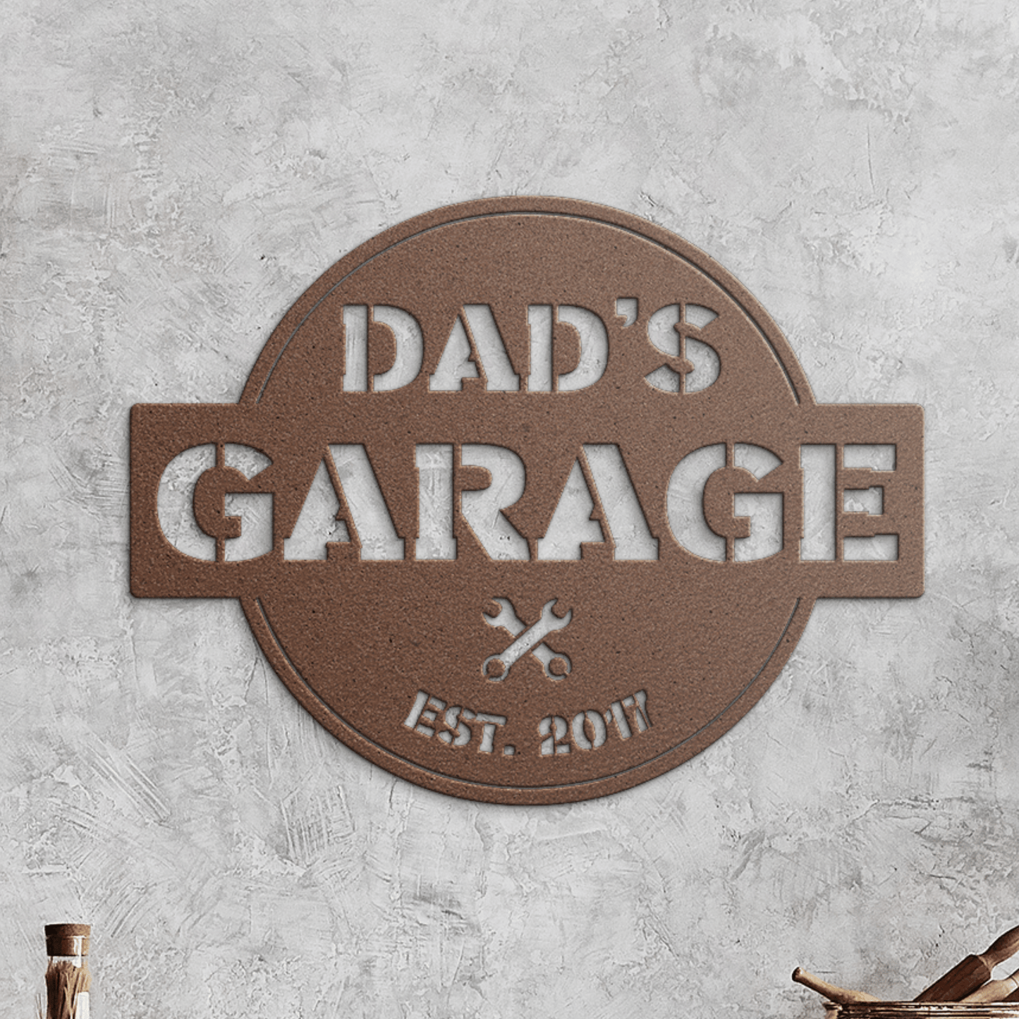 Personalized - Custom Garage Sign Metal Art