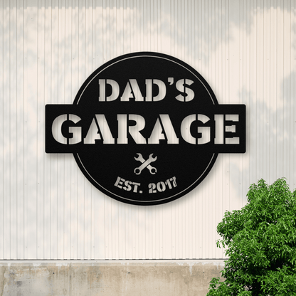 Personalized - Custom Garage Sign Metal Art