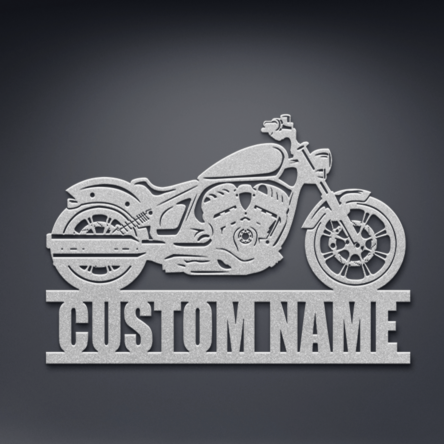 Personalized - Custom Name Chopper Metal Wall Art